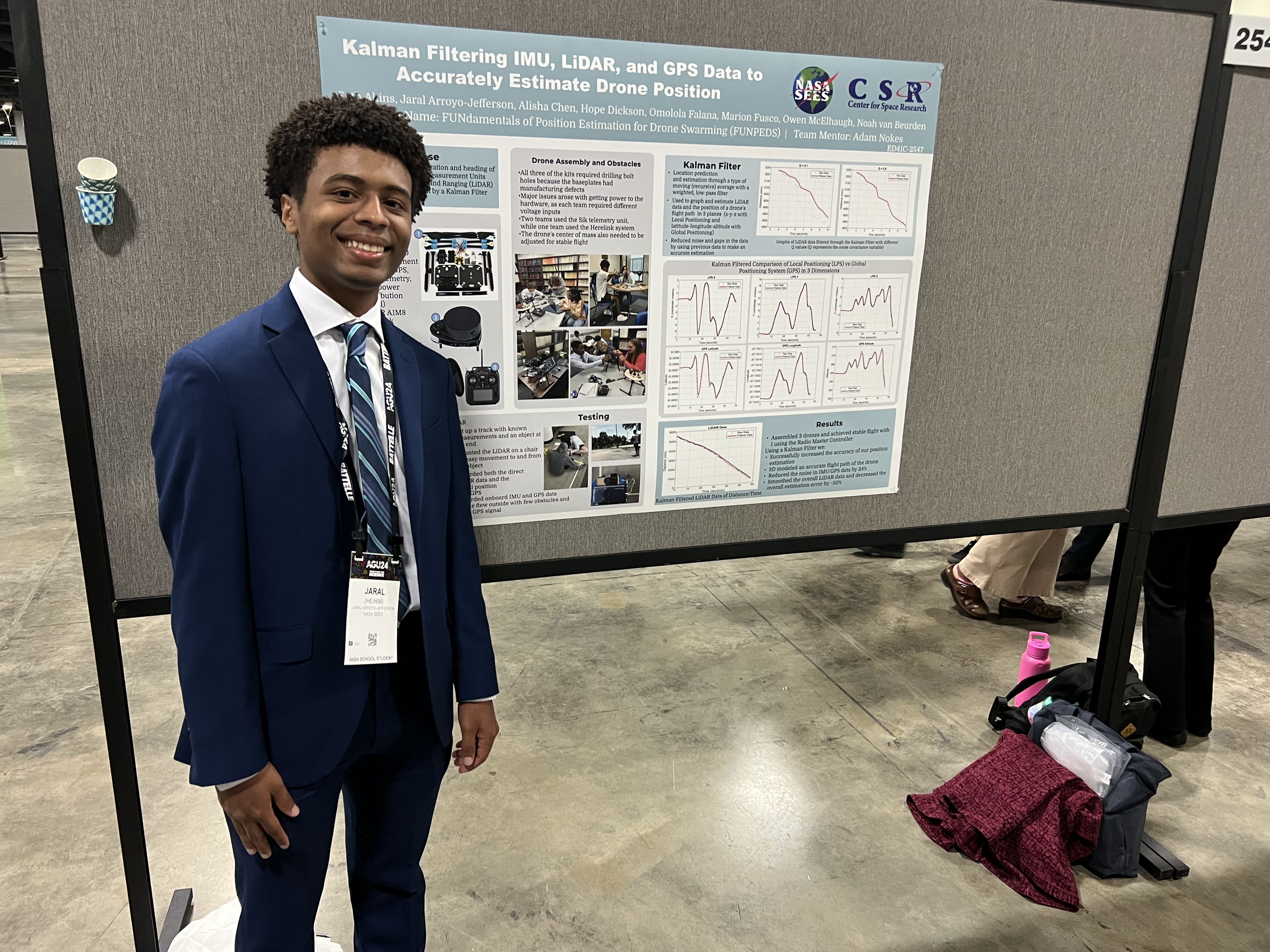 Jaral presenting at AGU